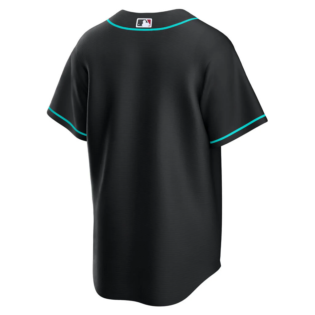 MLB Arizona Diamondbacks Nike Alternate Official Replica Jersey - Black - Image 3