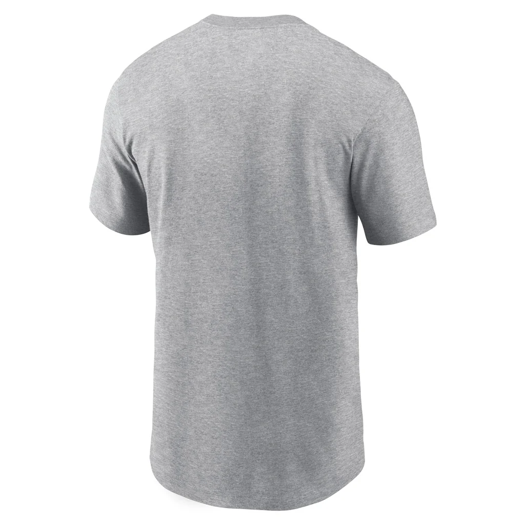 MLB Arizona Diamondbacks Nike Arched Cotton T-Shirt - Heather Gray - Image 3