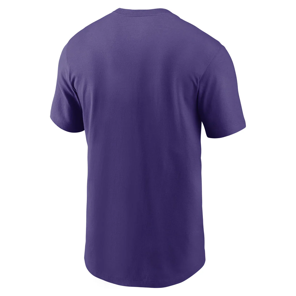MLB Arizona Diamondbacks Nike City Connect 2.0 Wordmark T-Shirt - Purple - Image 3