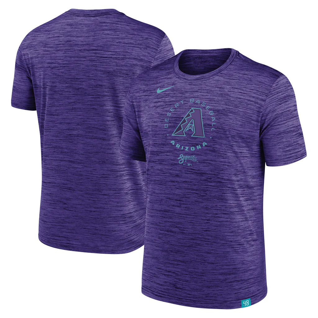 MLB Arizona Diamondbacks Nike City Connect Velocity T-Shirt - Purple