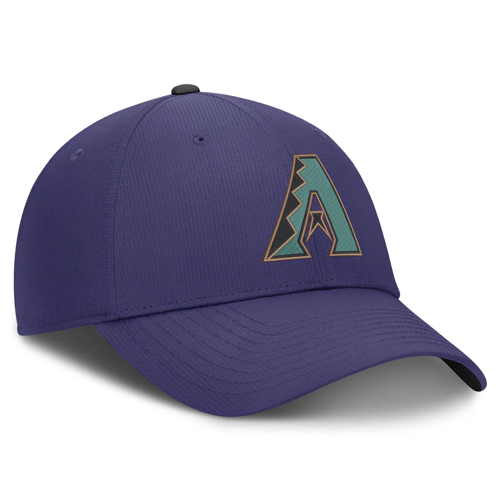 MLB Arizona Diamondbacks Nike Cooperstown Ripstop Adjustable Hat - Purple - Image 2
