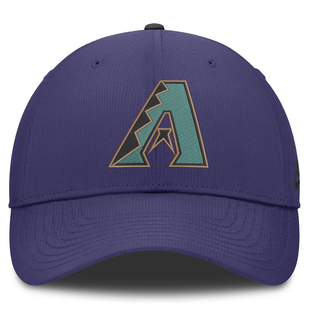 MLB Arizona Diamondbacks Nike Cooperstown Ripstop Adjustable Hat - Purple - Image 3