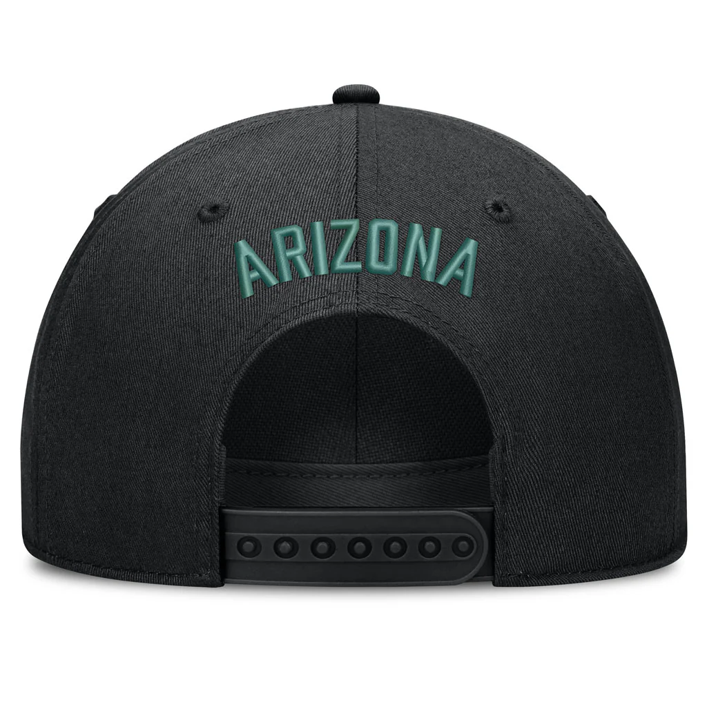 MLB Arizona Diamondbacks Nike Cooperstown Rope Adjustable Hat - Black - Image 4