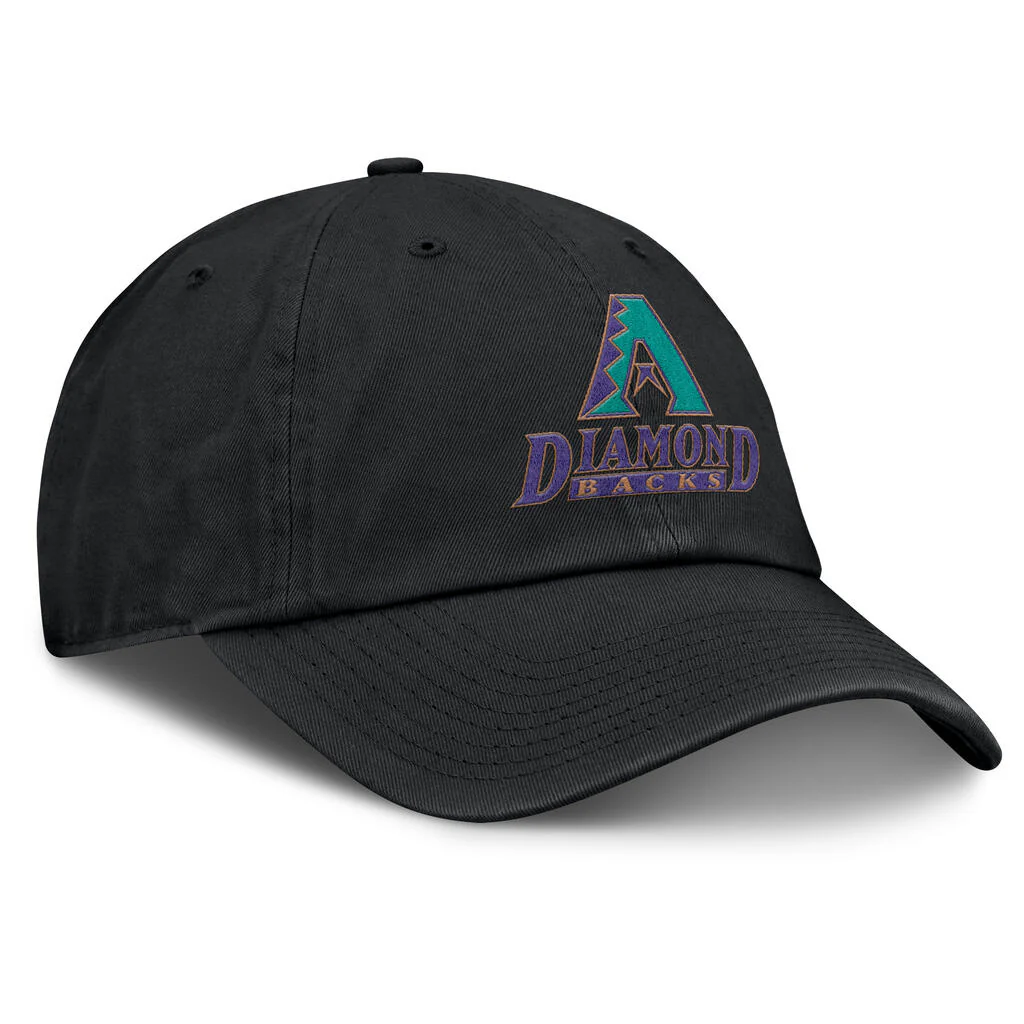 MLB Arizona Diamondbacks Nike Cooperstown Unstructured Adjustable Hat - Black - Image 3