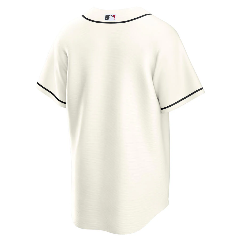 MLB Arizona Diamondbacks Nike Home Official Replica Jersey - Cream - Image 3