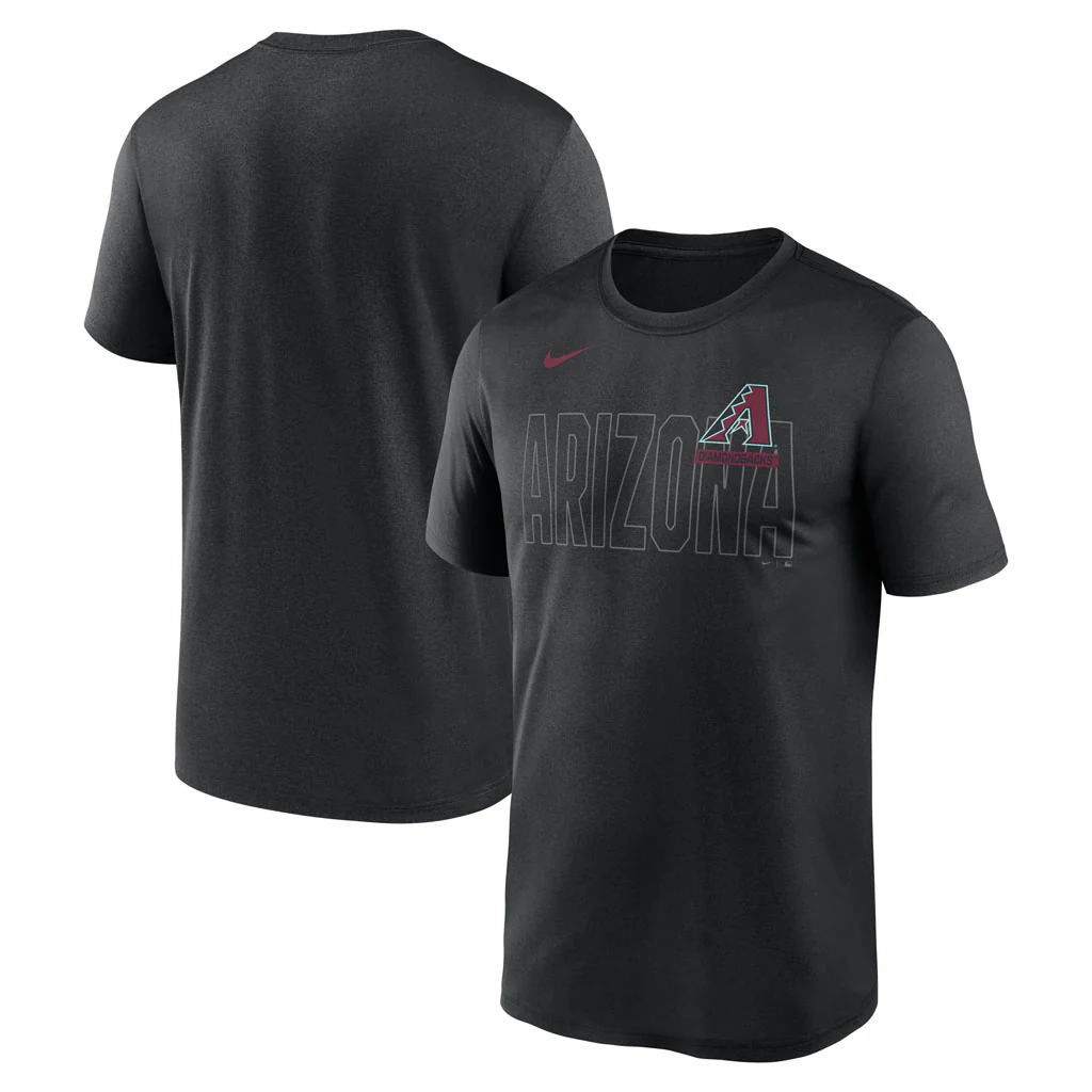 MLB Arizona Diamondbacks Nike Knockout Legend T-Shirt - Black