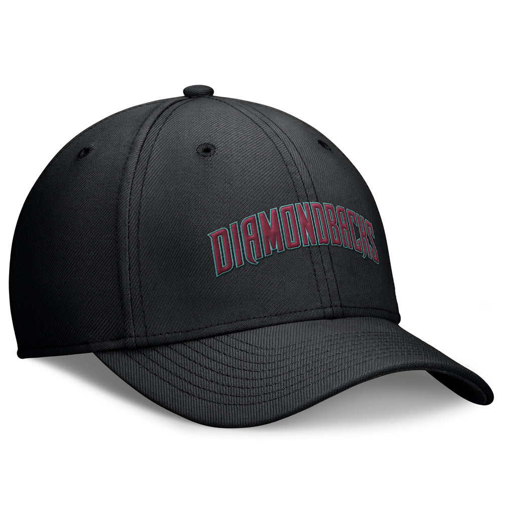 MLB Arizona Diamondbacks Nike Primary Flex Fit Hat - Black - Image 3