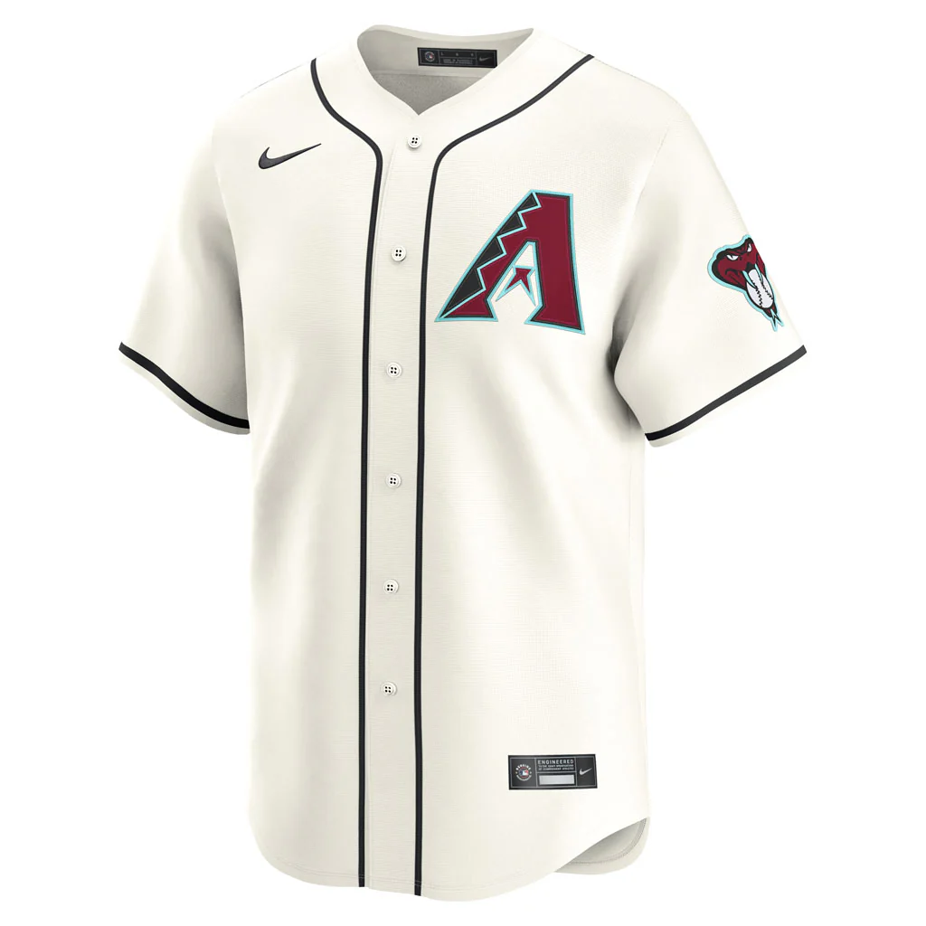 MLB Arizona Diamondbacks Nolan Arenado Nike Home Limited Jersey - White - Image 2