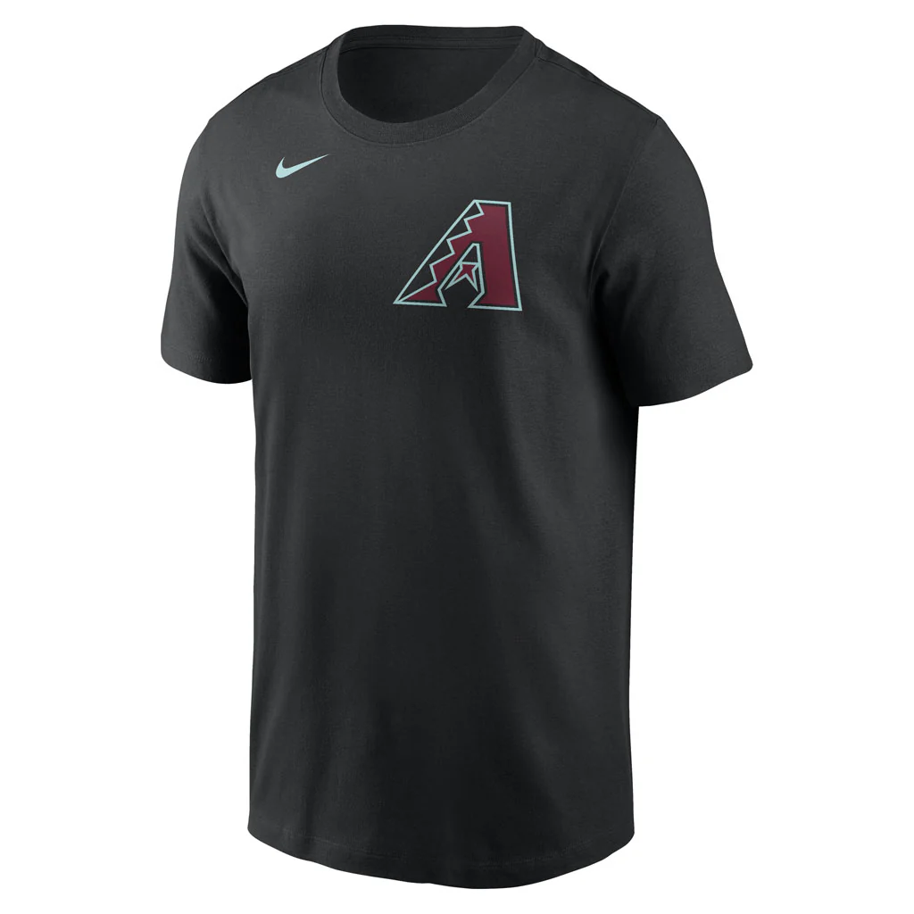 MLB Arizona Diamondbacks Nolan Arenado Nike Fuse Alternate Name & Number T-Shirt - Black - Image 2