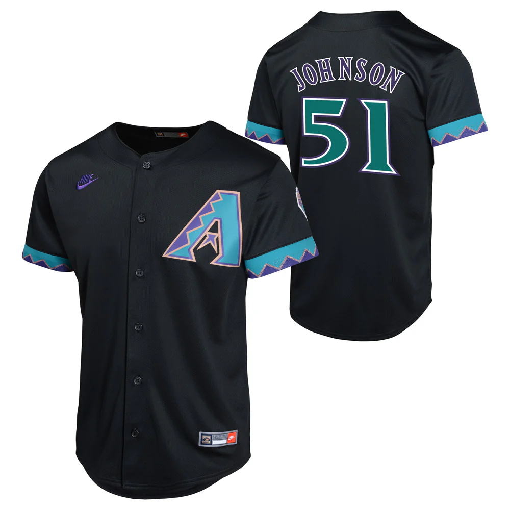 MLB Arizona Diamondbacks Randy Johnson Nike Youth Cooperstown Limited Jersey