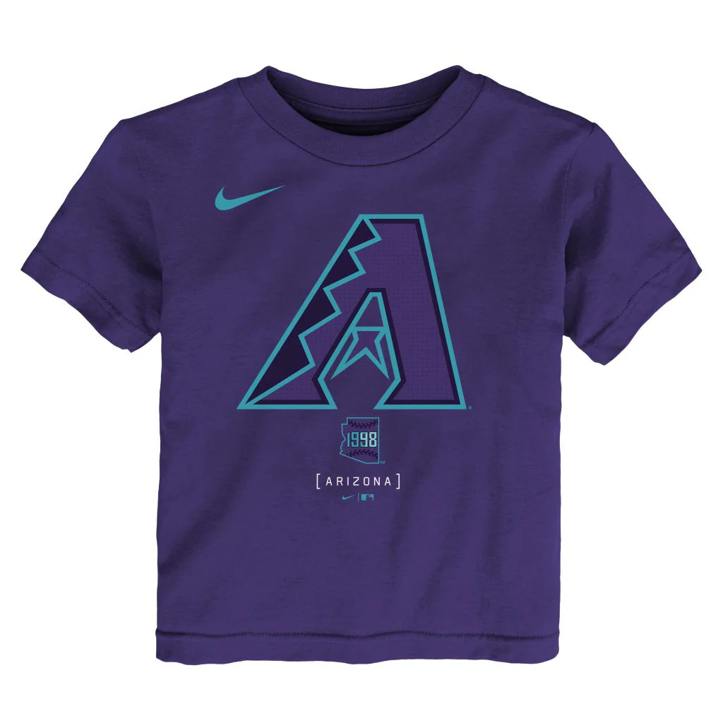 MLB Arizona Diamondbacks Toddler Nike 2025 City Connect Logo T-shirt - Purple - Image 2