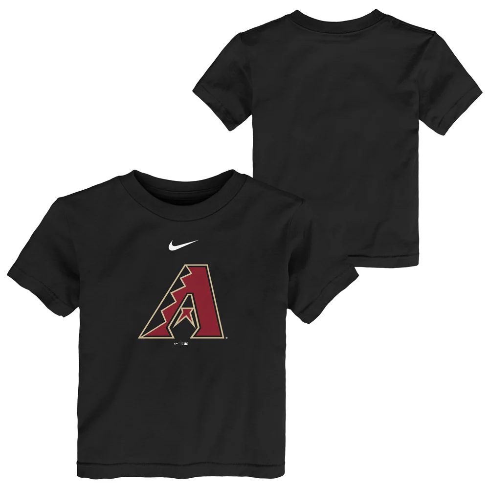 MLB Arizona Diamondbacks Toddler Nike Large Logo T-Shirt - Black
