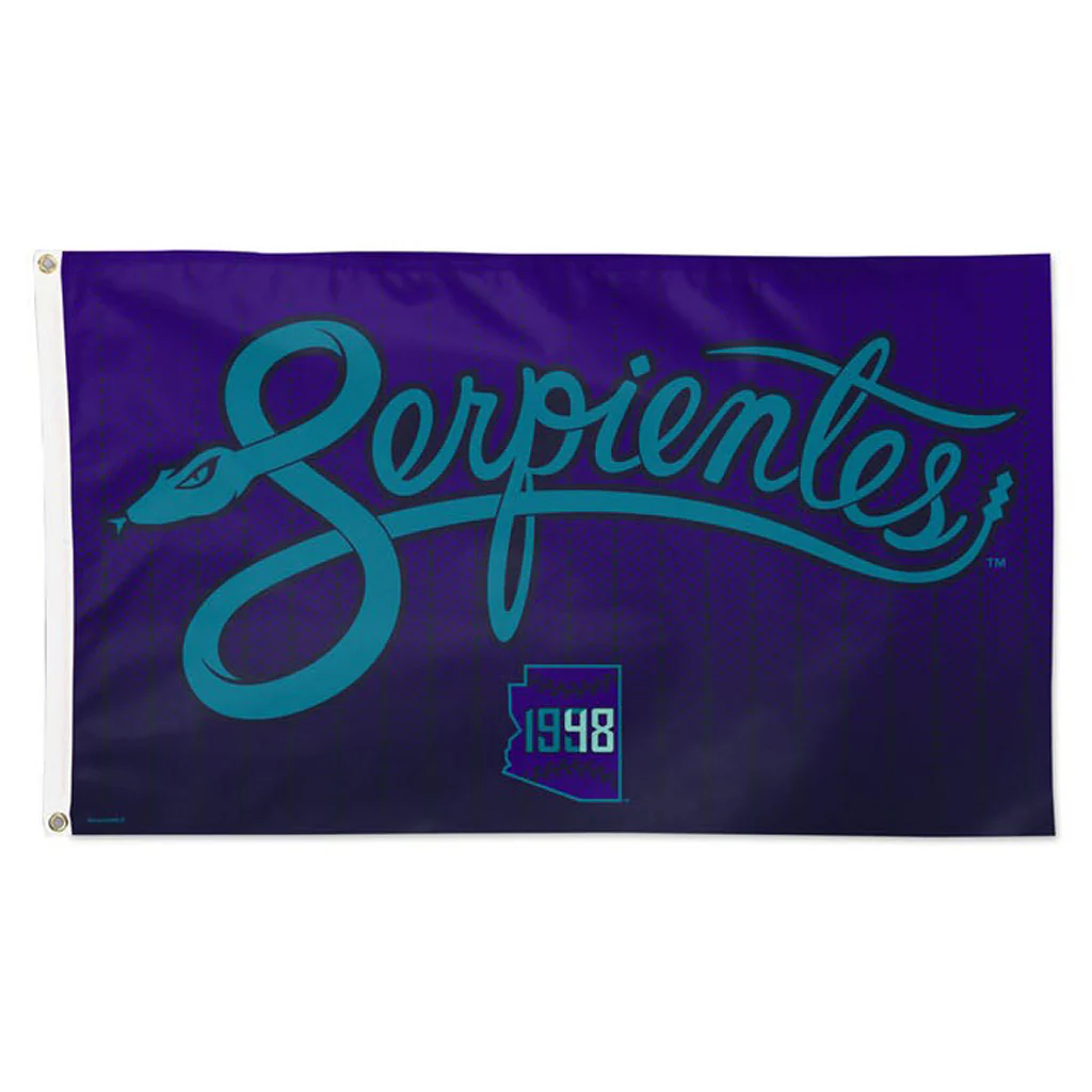 MLB Arizona Diamondbacks WinCraft 2025 City Connect 3' x 5' Deluxe Flag - Purple