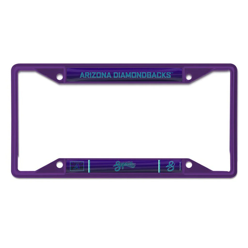 MLB Arizona Diamondbacks WinCraft 2025 City Connect License Plate Frame - Purple
