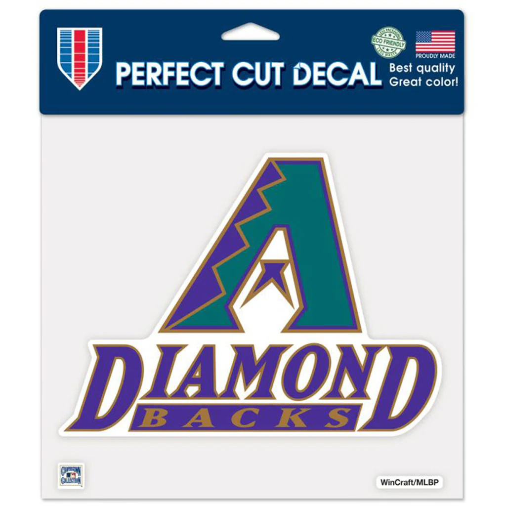 MLB Arizona Diamondbacks WinCraft 8" x 8" Throwback Road Decal
