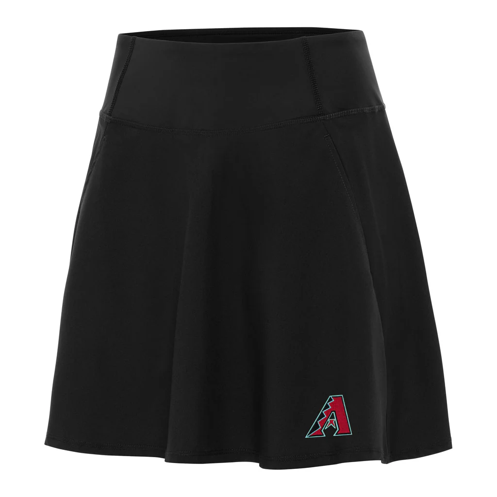 MLB Arizona Diamondbacks Women's Antigua Chip Skort - Black