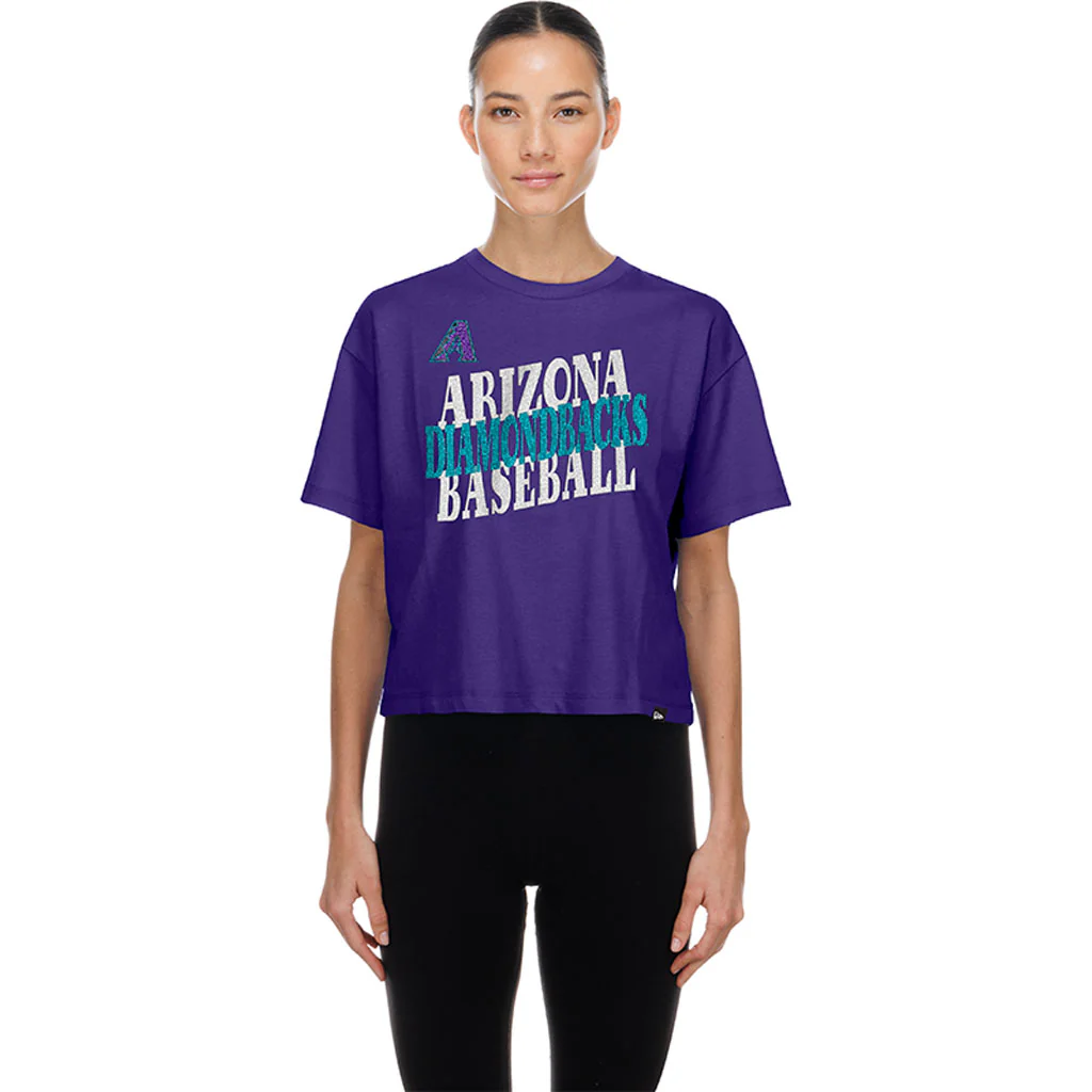 MLB Arizona Diamondbacks Women's New Era City Connect Game Day T-Shirt - Purple - Image 3