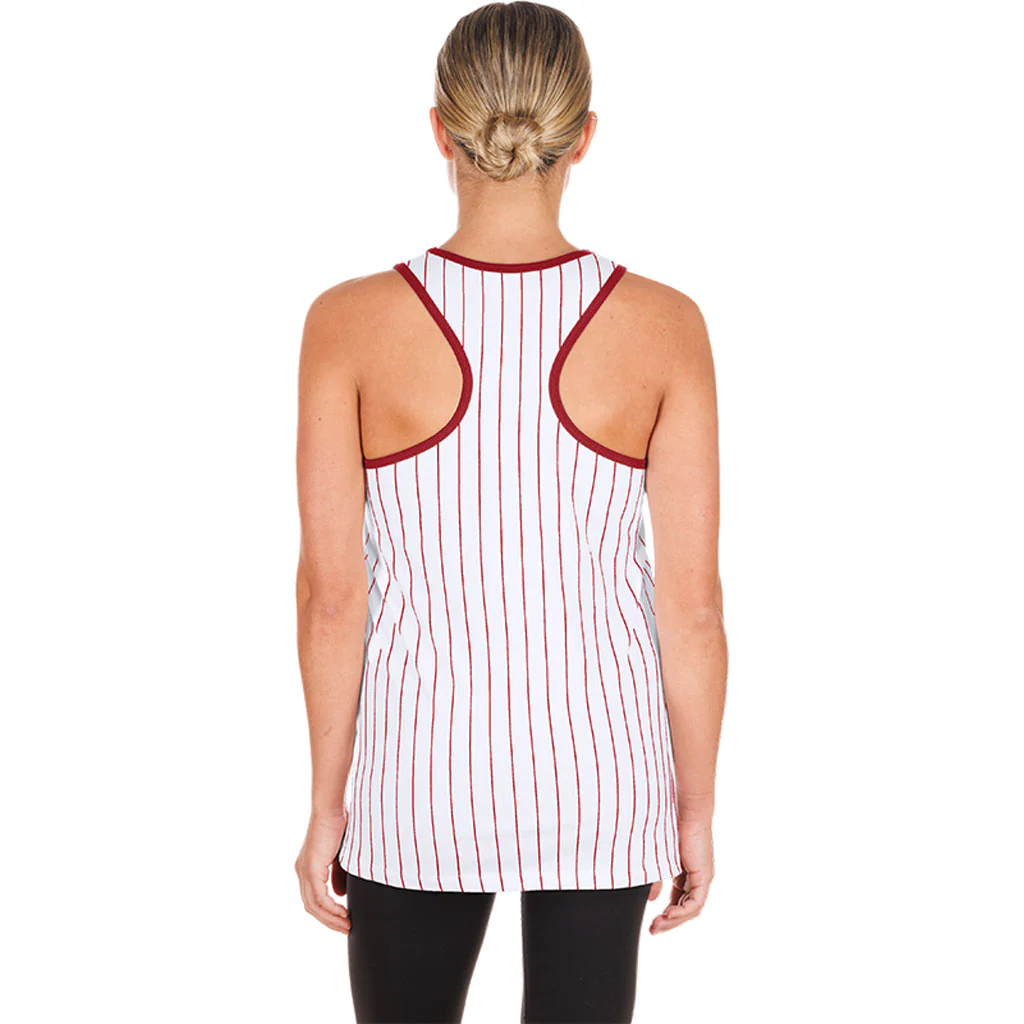 MLB Arizona Diamondbacks Women's New Era H1 Tank Top - White - Image 3