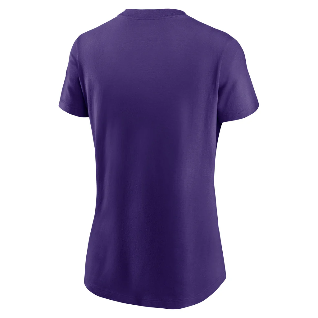 MLB Arizona Diamondbacks Women's Nike 2025 City Connect Wordmark Cotton T-Shirt - Purple - Image 3