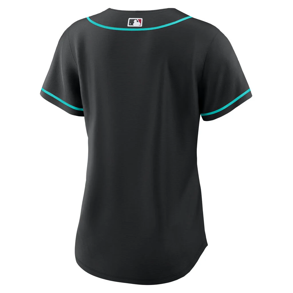 MLB Arizona Diamondbacks Women's Nike Alternate Replica Jersey - Black - Image 3