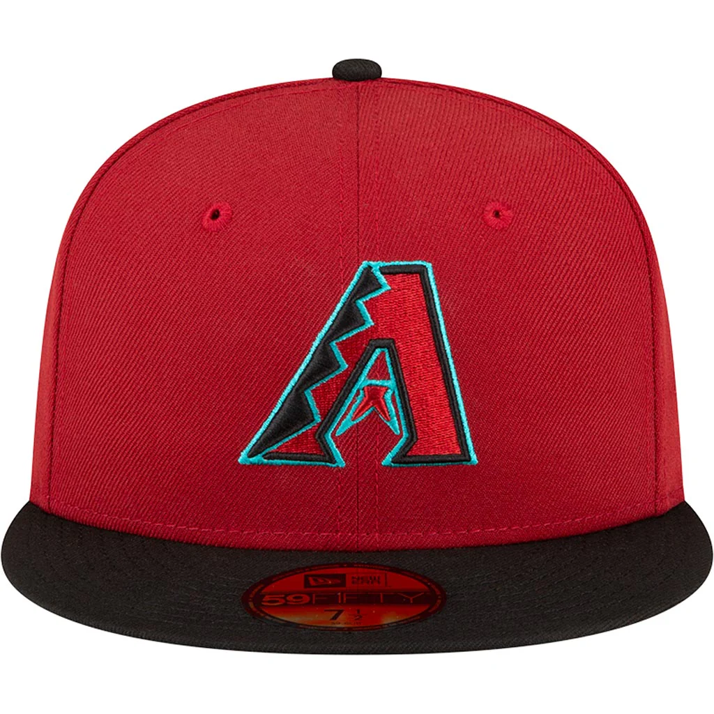 MLB Arizona Diamondbacks Youth New Era Authentic On-Field Home 59FIFTY Fitted Hat - Red - Image 3
