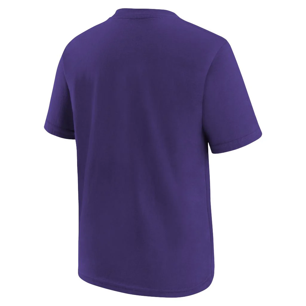 MLB Arizona Diamondbacks Youth Nike Cooperstown Overshadow T-Shirt - Purple - Image 3