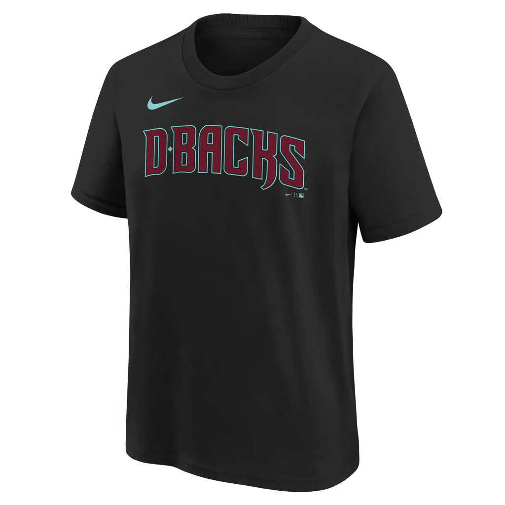 MLB Arizona Diamondbacks Youth Nike FUSE Wordmark T-Shirt - Image 2