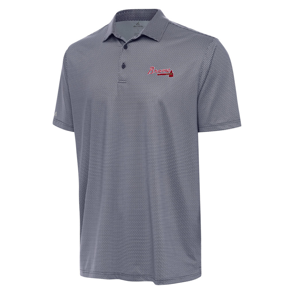 MLB Atlanta Braves Antigua Rings Polo - Navy