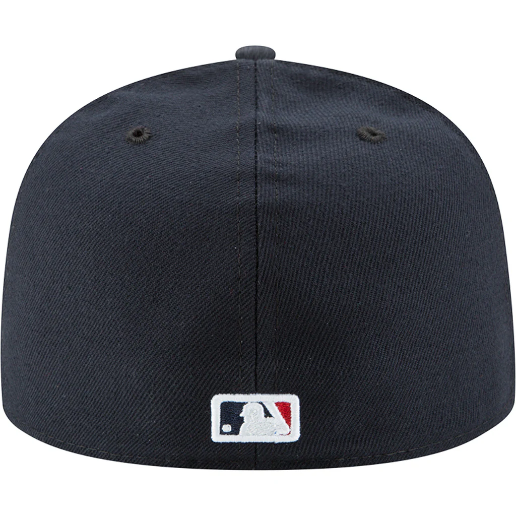 MLB Atlanta Braves New Era Authentic Collection Road On-Field 59FIFTY Fitted Hat - Navy - Image 4