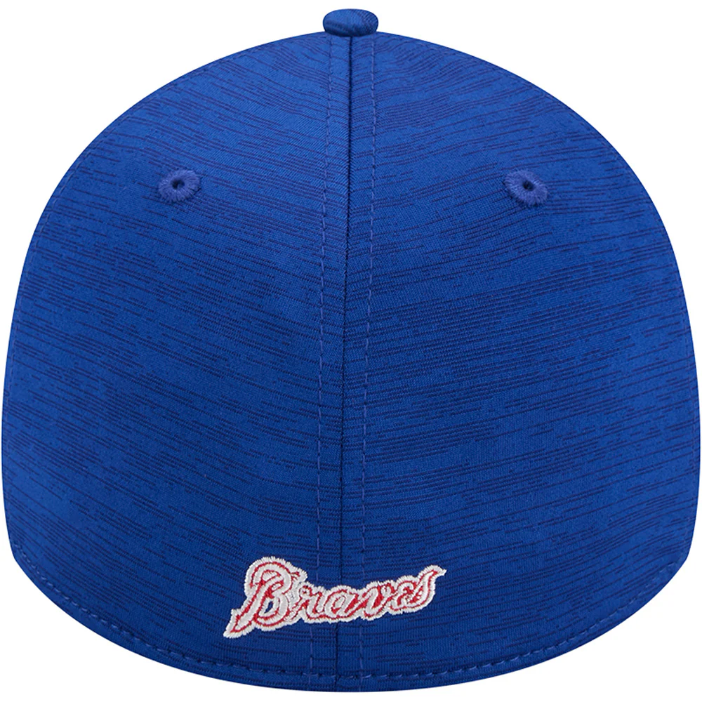 MLB Atlanta Braves New Era 2024 Clubhouse 39THIRTY Flex Fit Hat - Blue - Image 4
