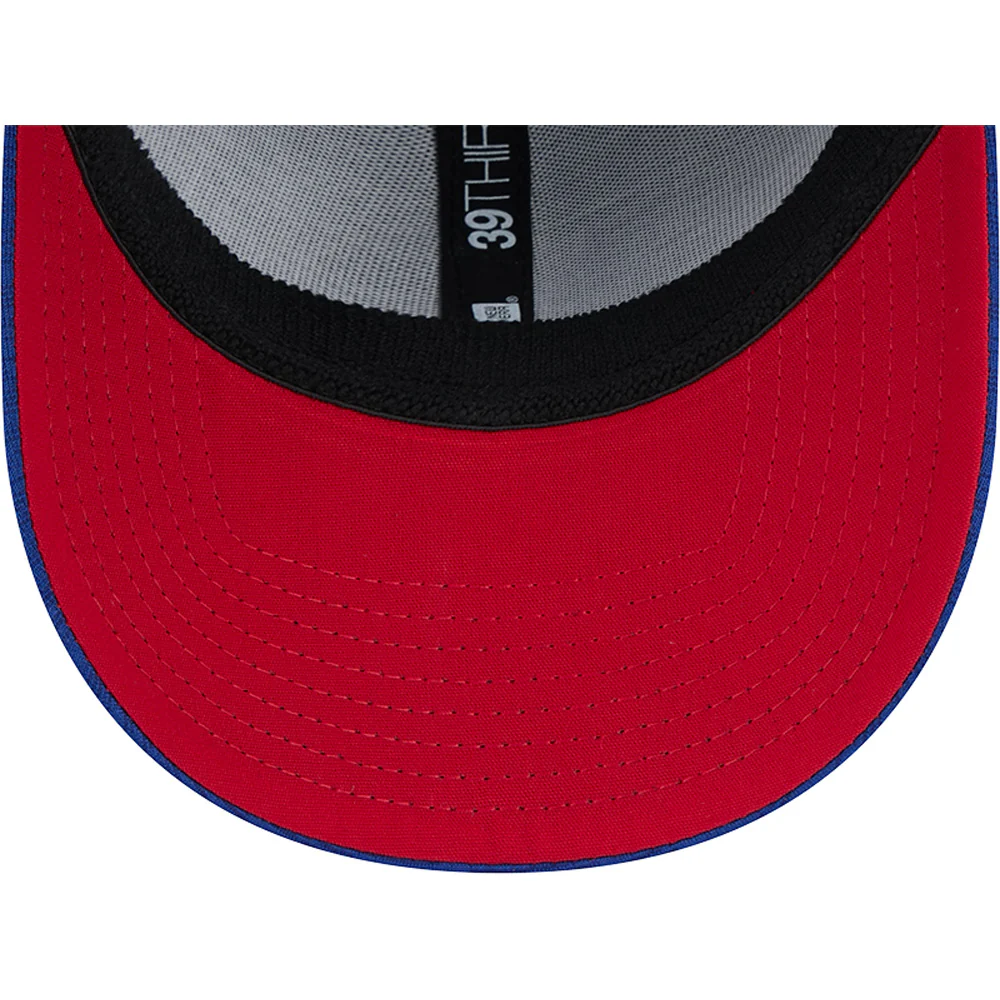 MLB Atlanta Braves New Era 2024 Clubhouse 39THIRTY Flex Fit Hat - Blue - Image 5