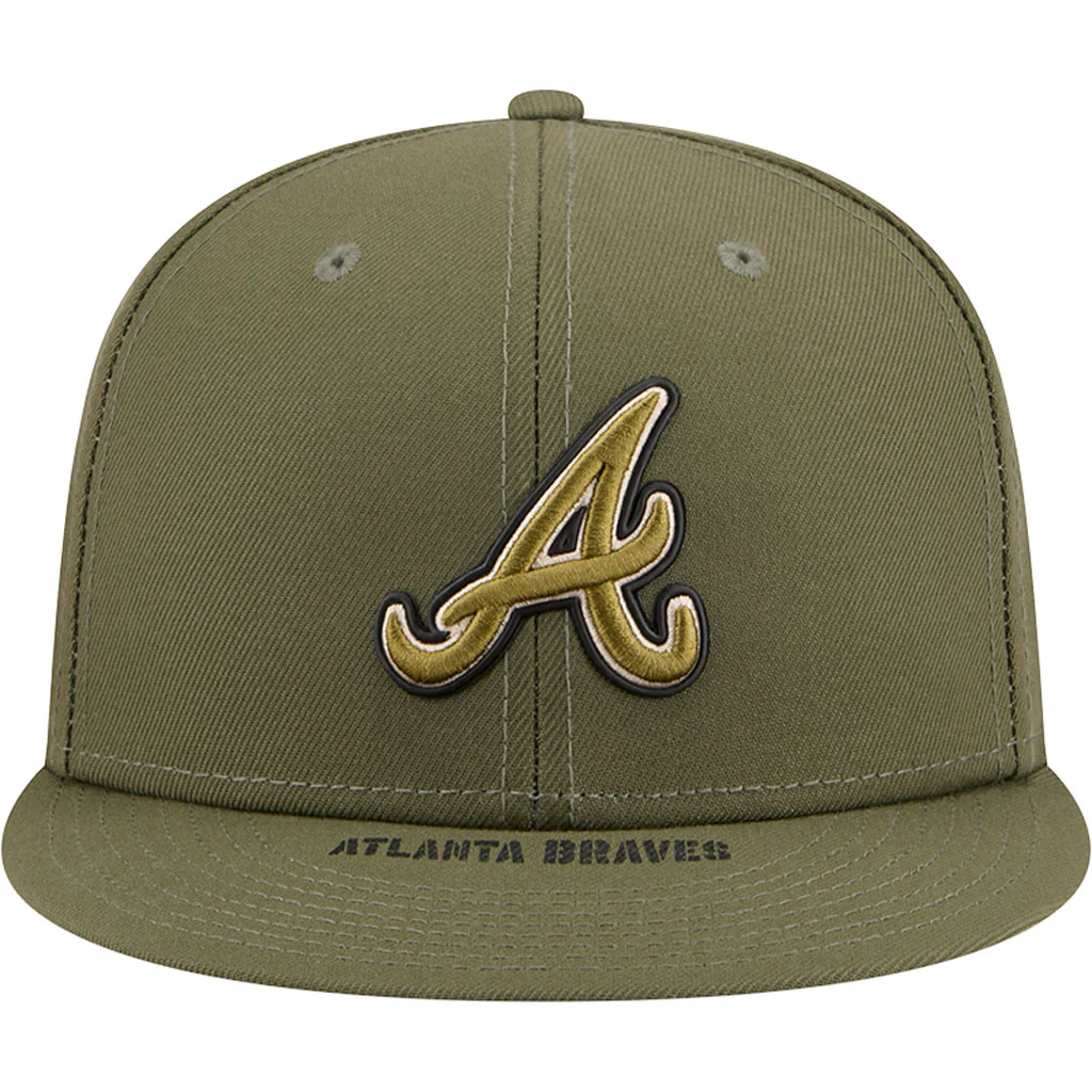 MLB Atlanta Braves New Era 2026 Armed Forces Day 59FIFTY Fitted Hat - Green - Image 3
