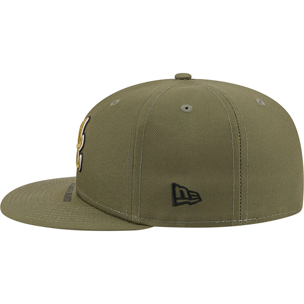 MLB Atlanta Braves New Era 2026 Armed Forces Day 59FIFTY Fitted Hat - Green - Image 4