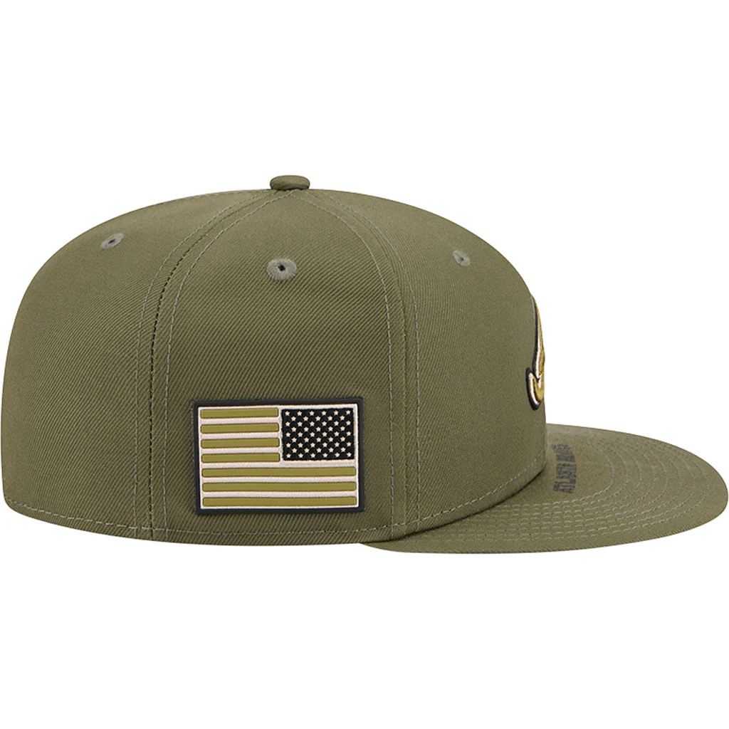 MLB Atlanta Braves New Era 2026 Armed Forces Day 59FIFTY Fitted Hat - Green - Image 5