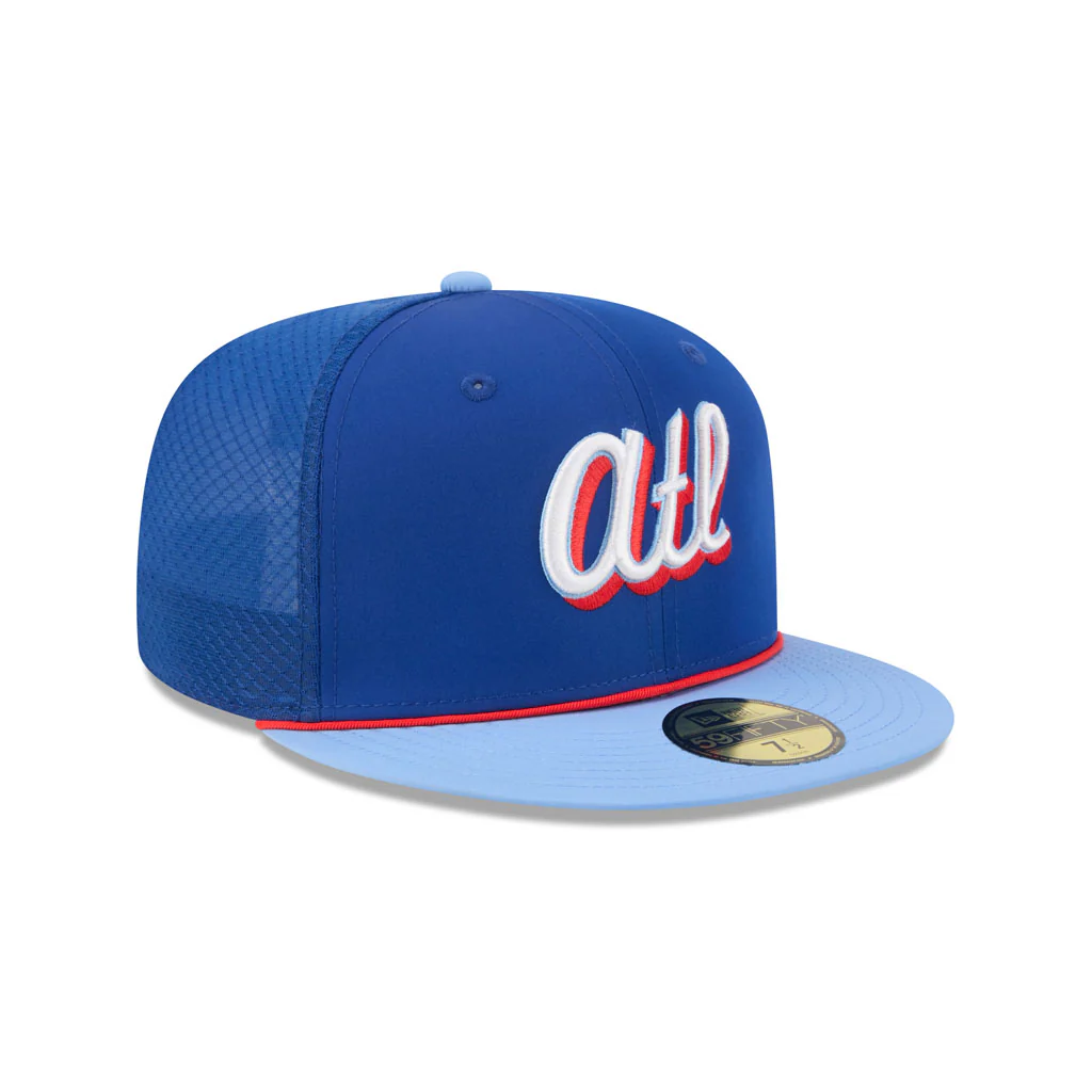 MLB Atlanta Braves New Era 2026 Batting Practice City Connect 59FIFTY Fitted Hat - Navy - Image 2