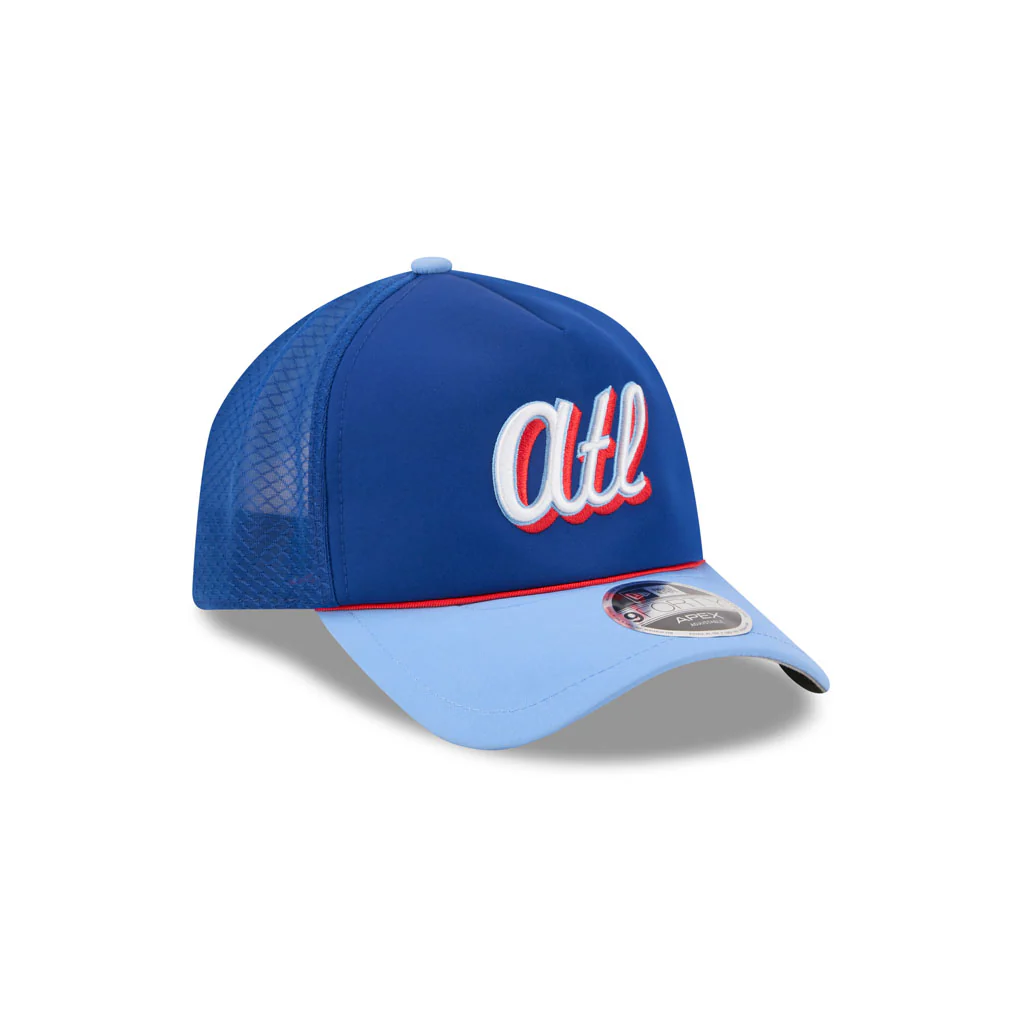 MLB Atlanta Braves New Era 2026 City Connect Apex 9FORTY Snapback Hat - Navy - Image 2