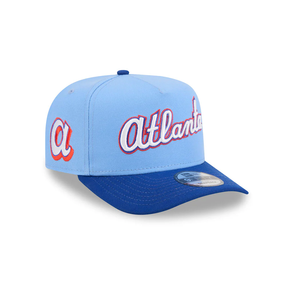 MLB Atlanta Braves New Era 2026 Fan-Pack City Connect 9FIFTY A-Frame Snapback Hat - Blue - Image 2