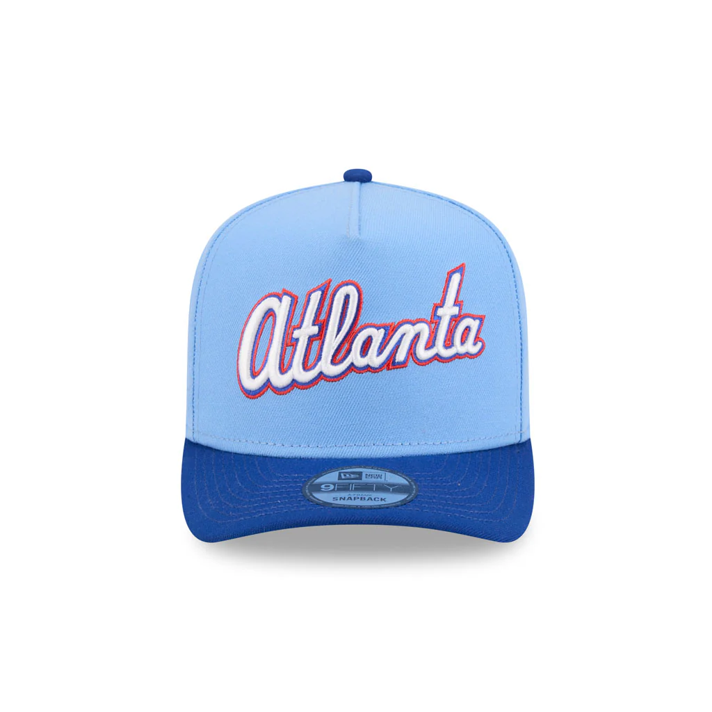 MLB Atlanta Braves New Era 2026 Fan-Pack City Connect 9FIFTY A-Frame Snapback Hat - Blue - Image 3