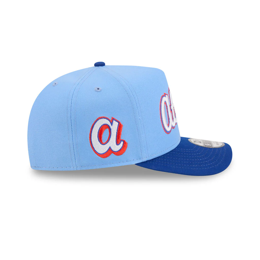 MLB Atlanta Braves New Era 2026 Fan-Pack City Connect 9FIFTY A-Frame Snapback Hat - Blue - Image 5