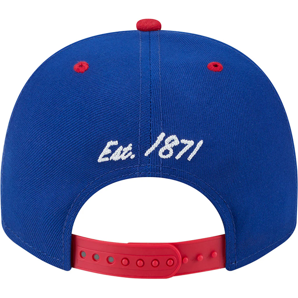 MLB Atlanta Braves New Era Arched 9FIFTY A-Frame Snapback Hat - Blue - Image 6