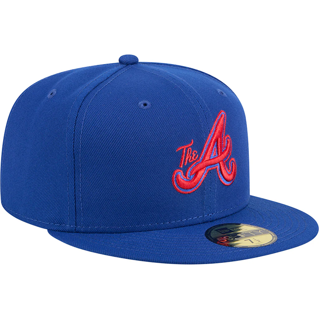 MLB Atlanta Braves New Era City Connect Fan Pack 59FIFTY Fitted Hat - Blue - Image 2