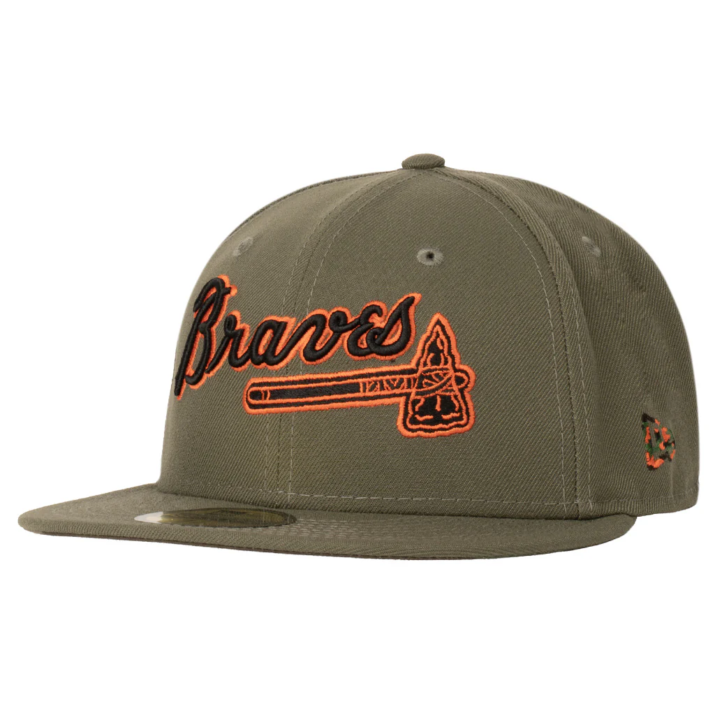 MLB Atlanta Braves New Era Hunter 59FIFTY Fitted Hat - Green