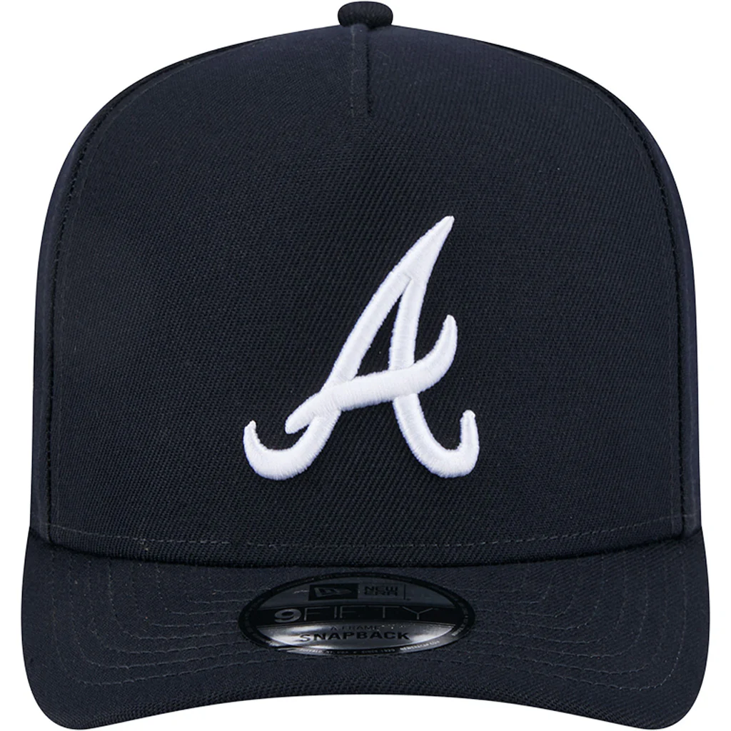 MLB Atlanta Braves New Era OTC 9FIFTY A-Frame Hat - Navy - Image 3