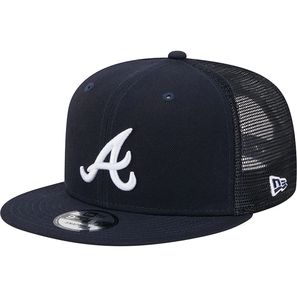 MLB Atlanta Braves New Era OTC Trucker 9FIFTY Snapback Hat - Navy