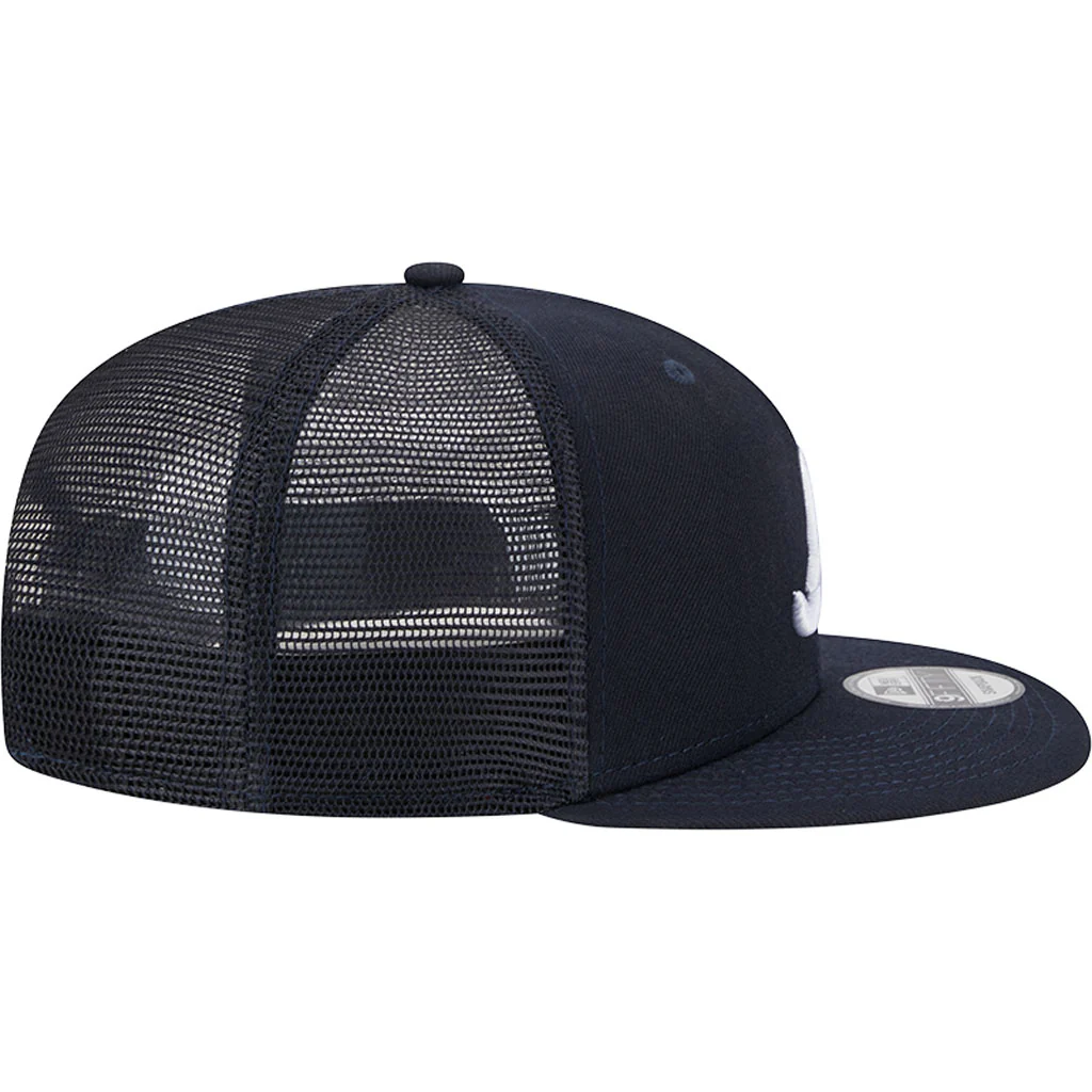 MLB Atlanta Braves New Era OTC Trucker 9FIFTY Snapback Hat - Navy - Image 5