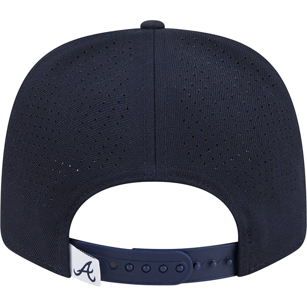 MLB Atlanta Braves New Era Performance 9SEVENTY Stretch Snapback Hat - Navy - Image 6