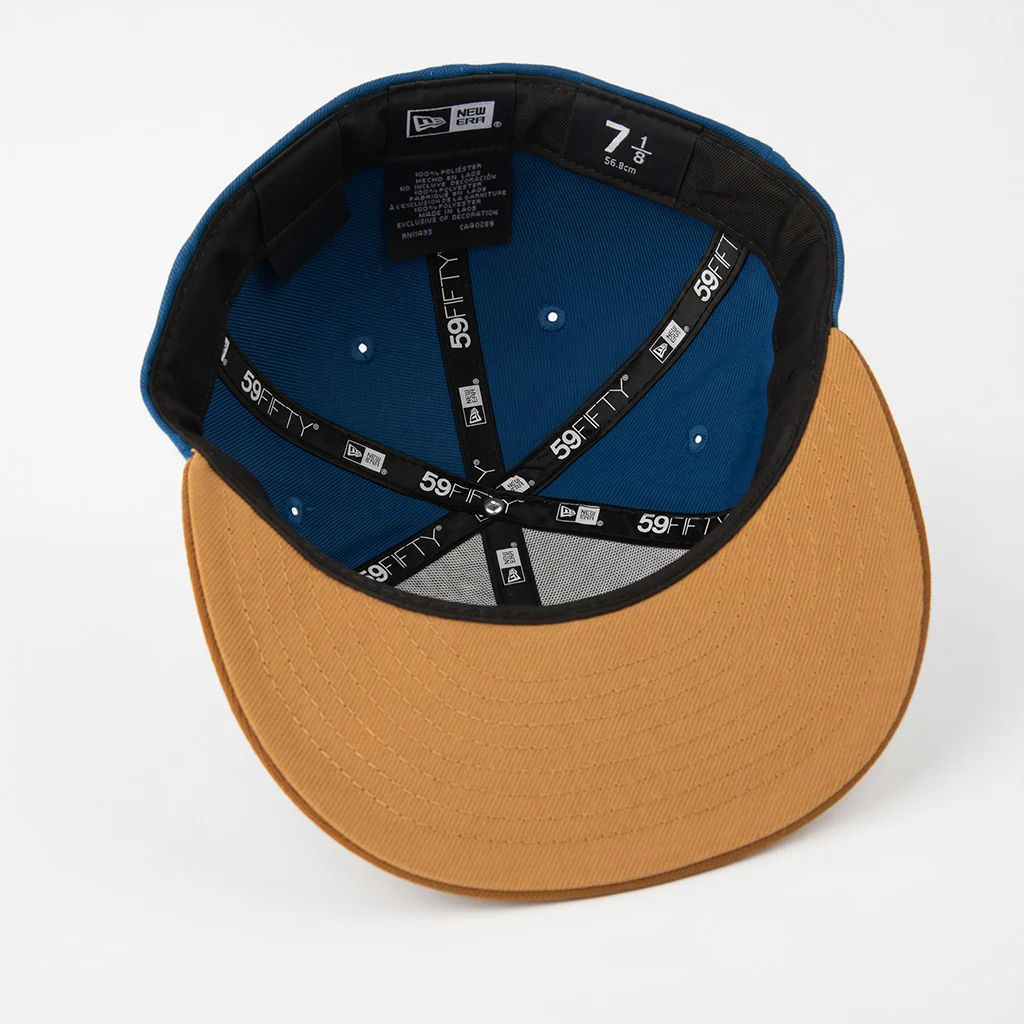 MLB Atlanta Braves New Era Rodeo 59FIFTY Fitted Hat- Blue - Image 4