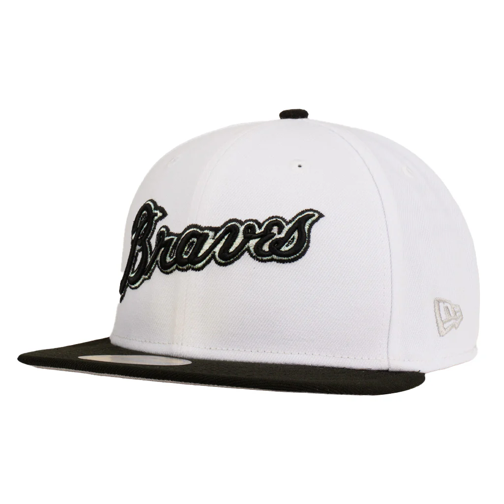 MLB Atlanta Braves New Era Space Shuttle 59FIFTY Fitted Hat - White - Image 2