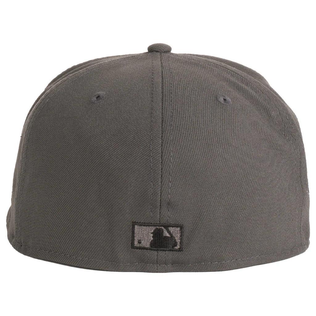 MLB Atlanta Braves New Era Tonal Graphite 59FIFTY Fitted Hat - Graphite - Image 3