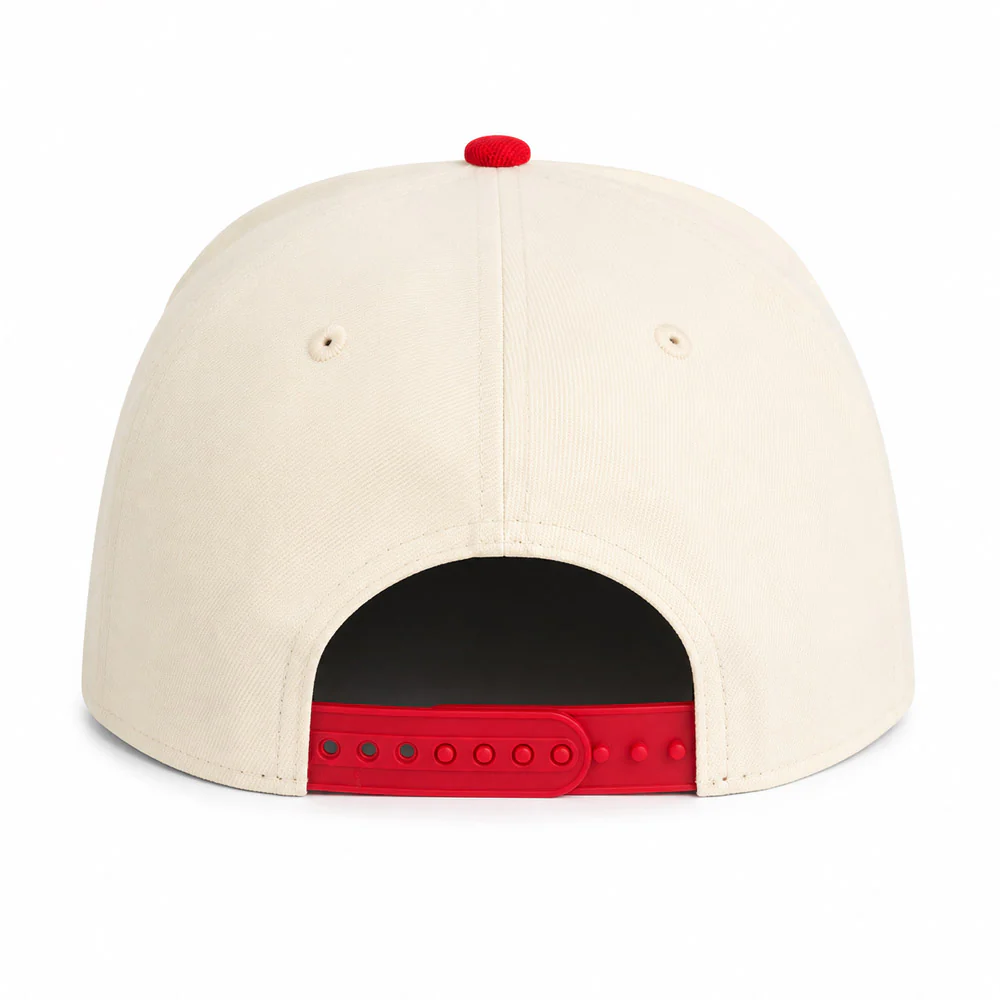 MLB Atlanta Braves New Era Two-Tone Summer Flower 9FIFTY A-Frame Snapback Hat - Cream - Image 3